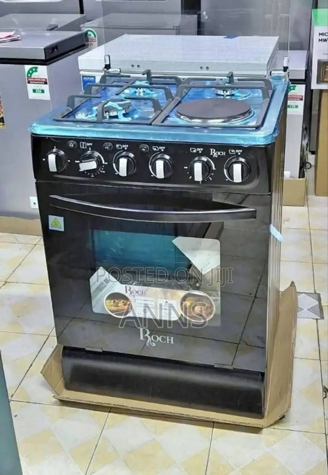 Roch 60 by 60 3+1 Free Standing Cooker R/3+1