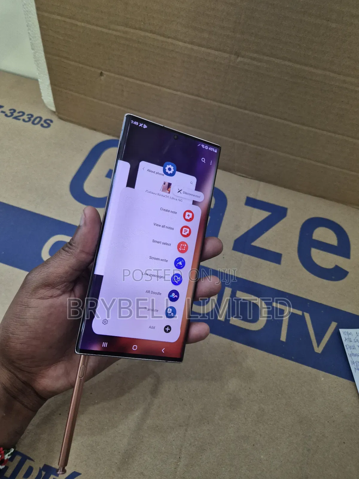 Samsung Galaxy Note 20 Ultra 5G 256 GB Gold