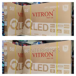 Vitron 50" Qled Smart Android Frameless With Bluetooth