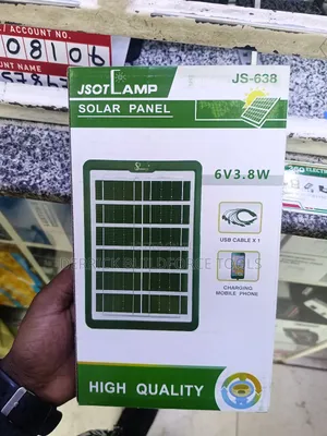 Jsot 6v 3.8w Solar Panel Charger Multihead