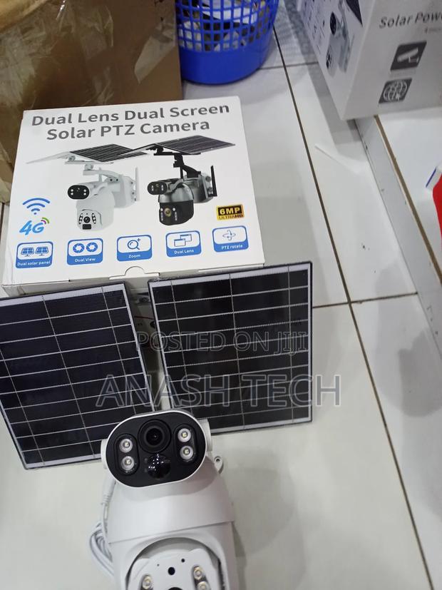 Compact New 6mp Ultrahd Ubox Outdoor Solar PTZ Camera - main view