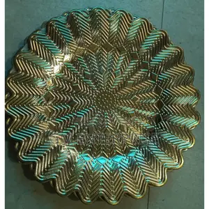 High Quality Unique Gold Round Changer Plate