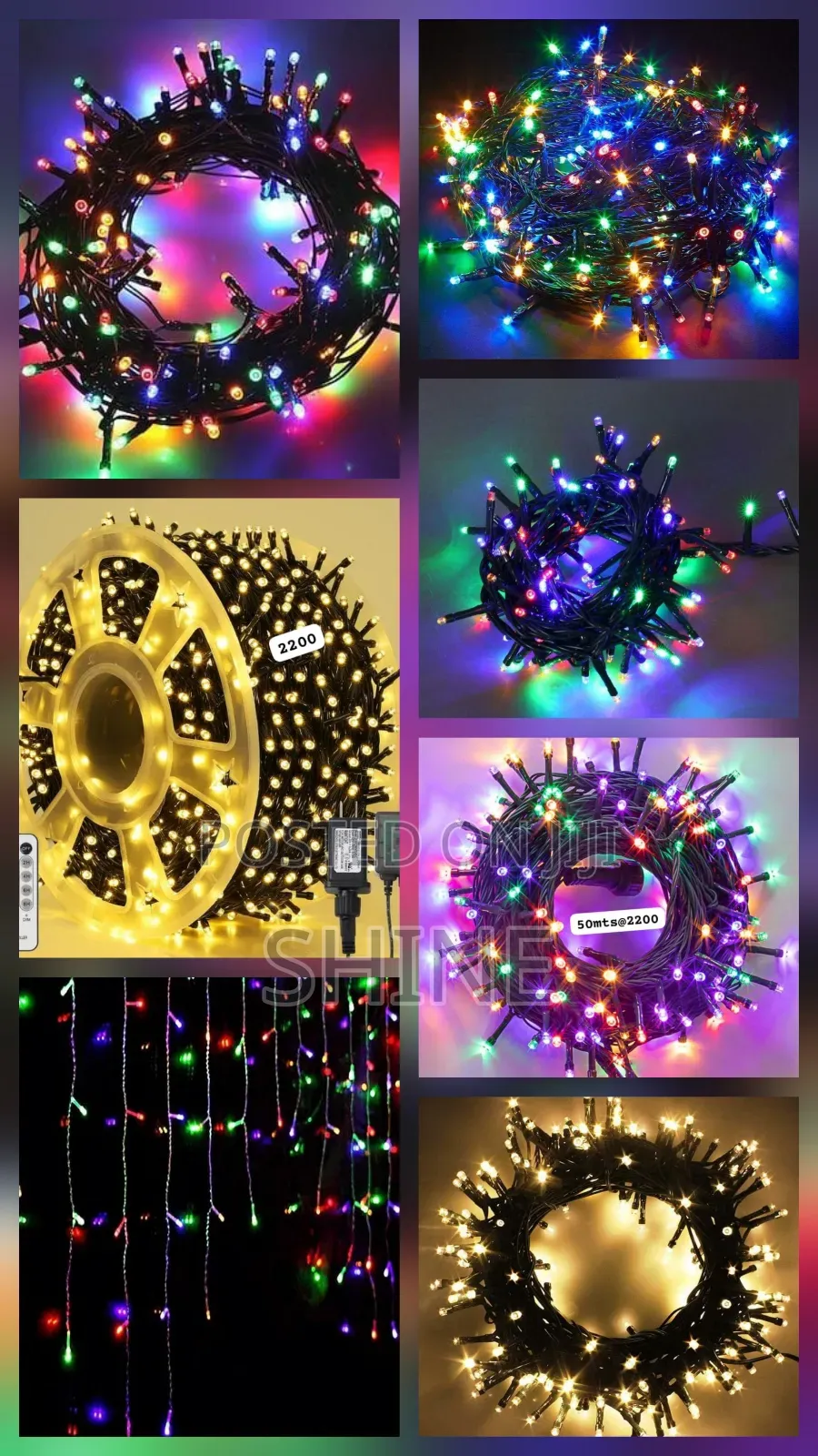 Christmas Lights ,Curtains and String Light