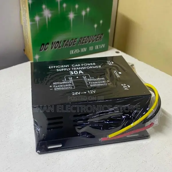 Car Converter With Input 24v, Output Voltage 12v, Output Current 30a