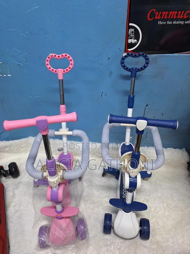 Kids Scooters With Handle - main view