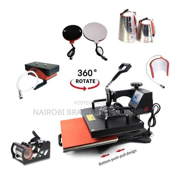 Dual Display Combo 8 in 1 Heat Press Machine - main view