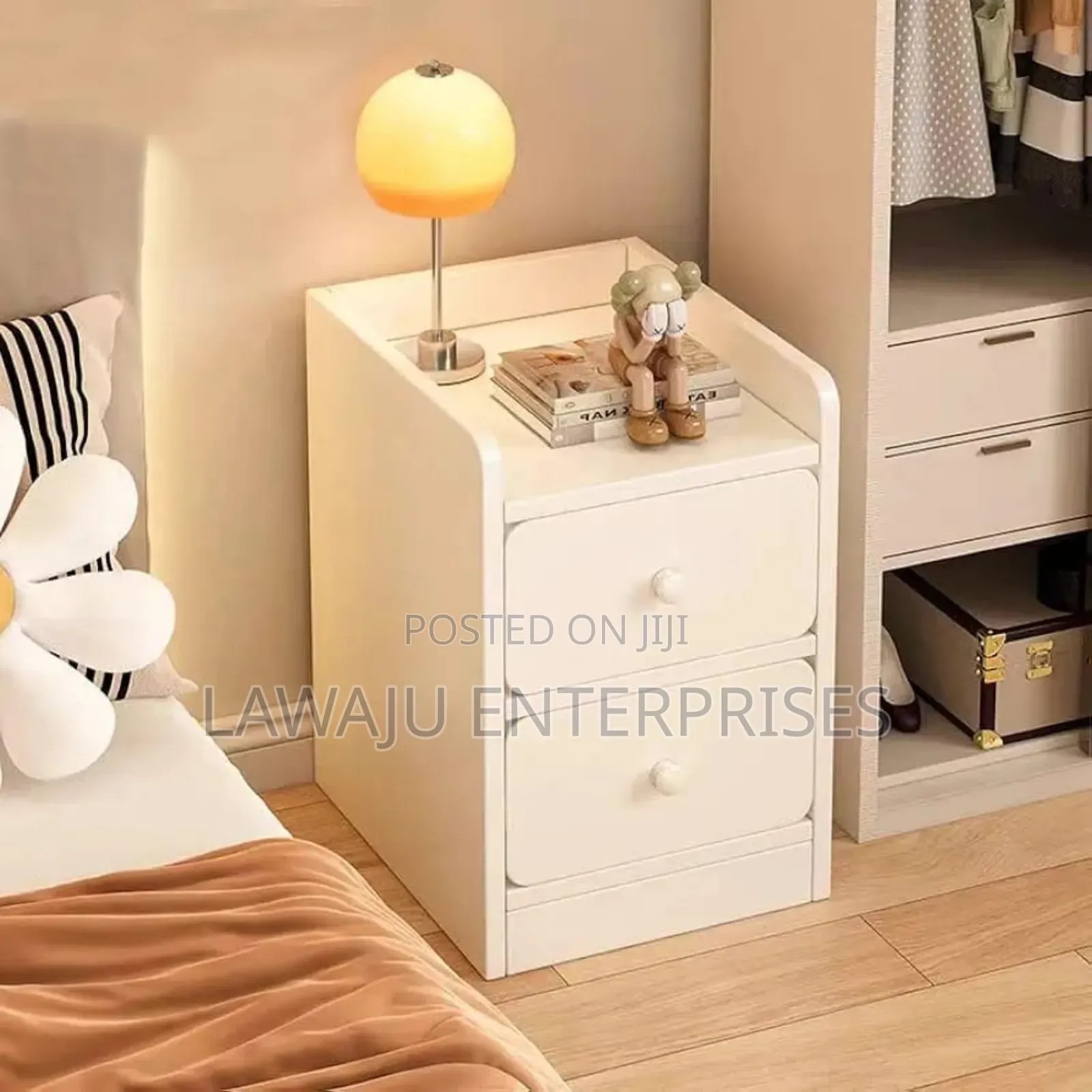 Wooden Bedside Table