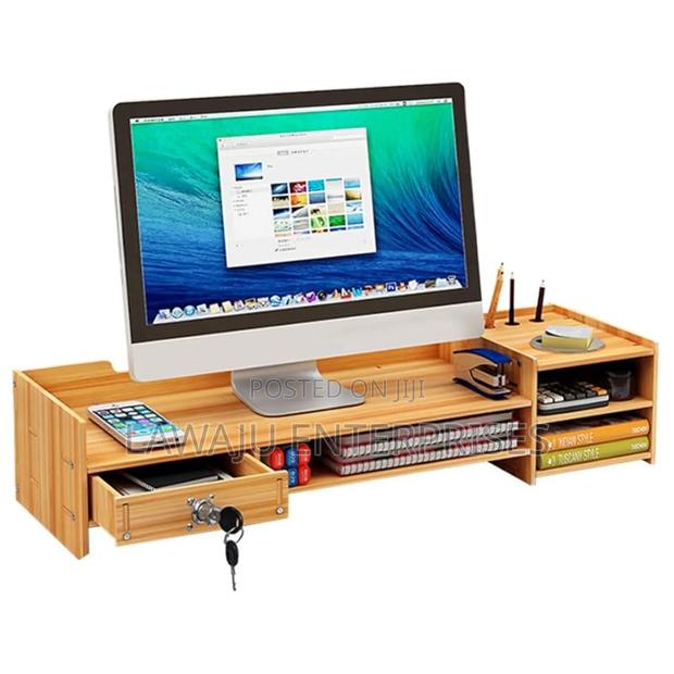 Bamboo Monitor Stand