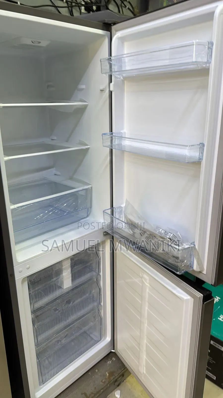 Hisense 230l Bottom Freezer Fridge No Frost Double Doors Latest Model