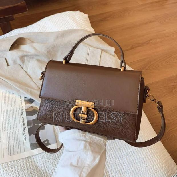 Black,White,Gold,Pink Brawn Executive Classy Clutch Bags - main view