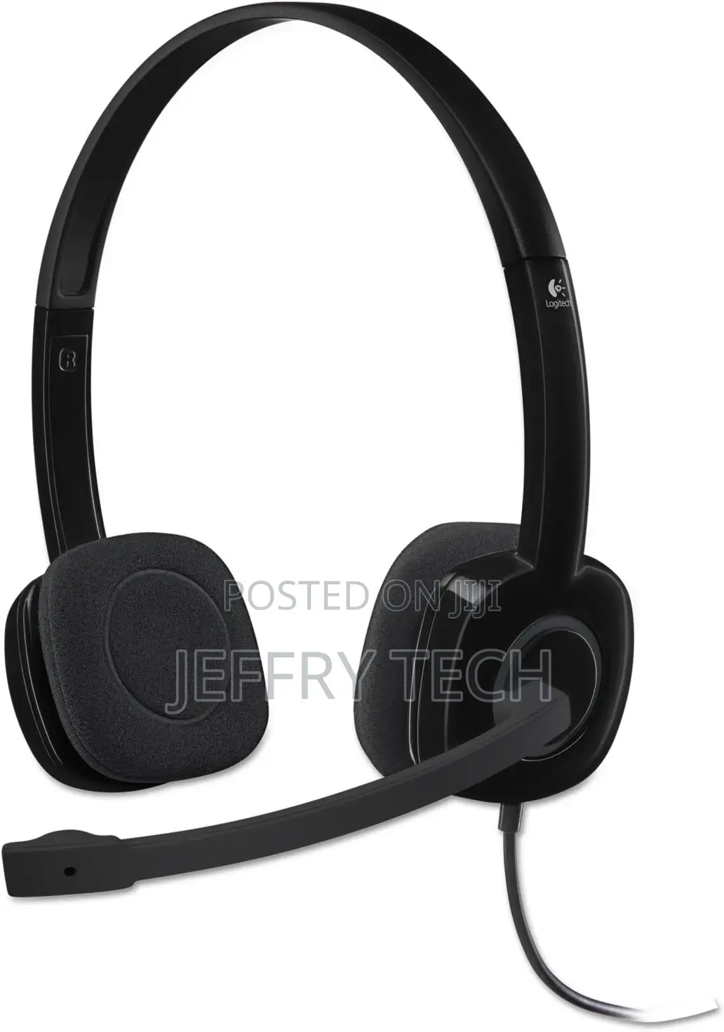 Logitech 3.5 Mm Analog Stereo Headset H151 With Boom Microphone (981