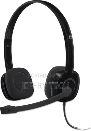 Logitech 3.5 Mm Analog Stereo Headset H151 With Boom Microphone (981