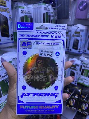 Milomok Privacy Glass Screen Protector for iPhone 17 Pro - thumbnail 2