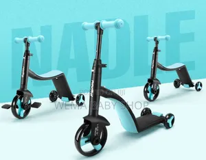3-in-1 Kids Scooter and Bike (Scooter, a Balance Bike, and a Tricycle)