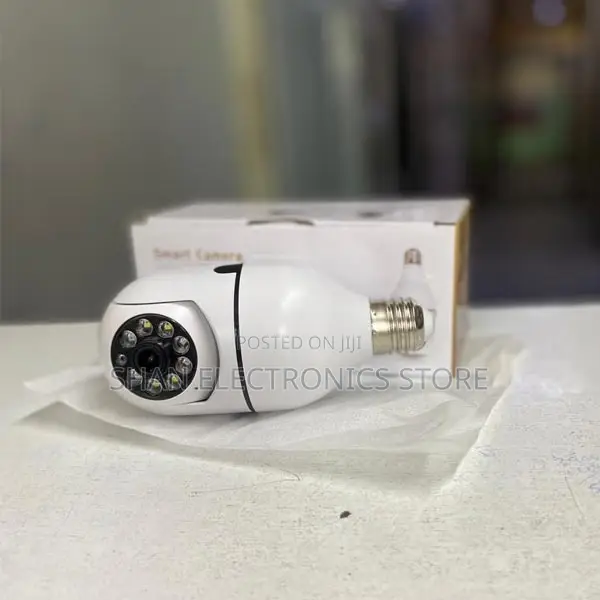 Smart Wifi Security Camera With Night Vision V380 Wifi Bulb PTZ Camera