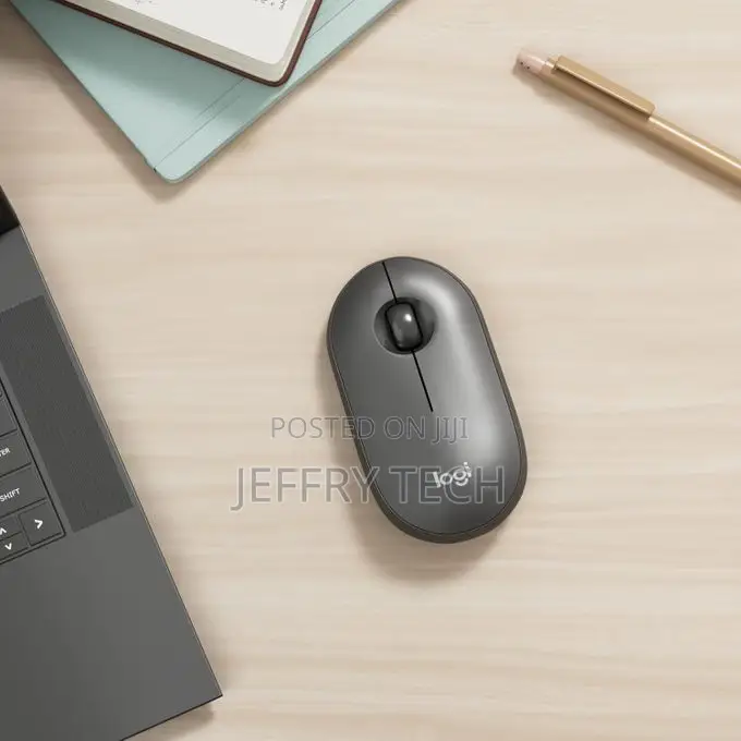 Logitech Pebble Mouse 2 M350s Slim Bluetooth Wireless Mouse, Portable,