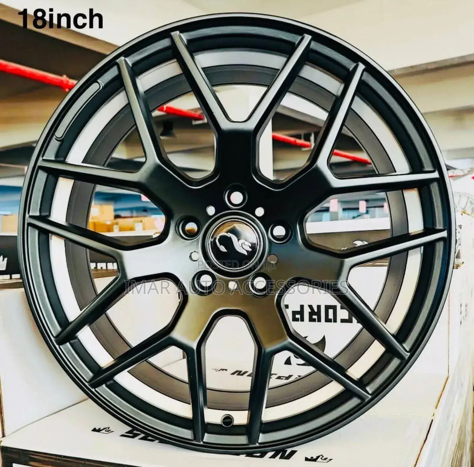 18 Inch Matte Black Rims | Sleek, Durable Stylish Upgrade