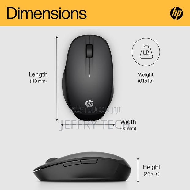 Hp Fm530a 2.4ghz Wireless Mouse and Bluetooth Dual Mode Office Mouse E - thumbnail 2