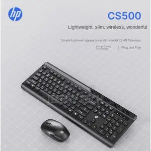 Hp Cs500 Wireless Combo- Mouse Keyboard