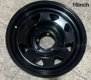 16 Inch Black Steel Rim | Durable Fit for Toyota Land Cruiser