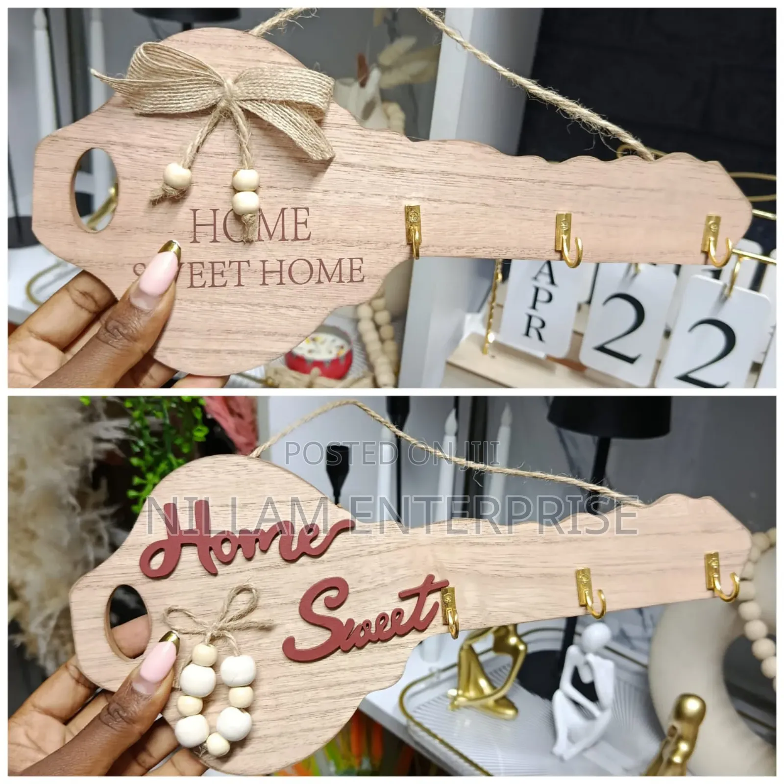 Wooden Key  Holder
