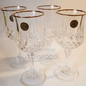 6pcs Cristal D’Arques Garanti France Wine Glass