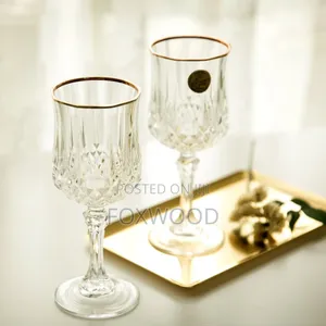 6pcs Cristal D’Arques Garanti France Wine Glass