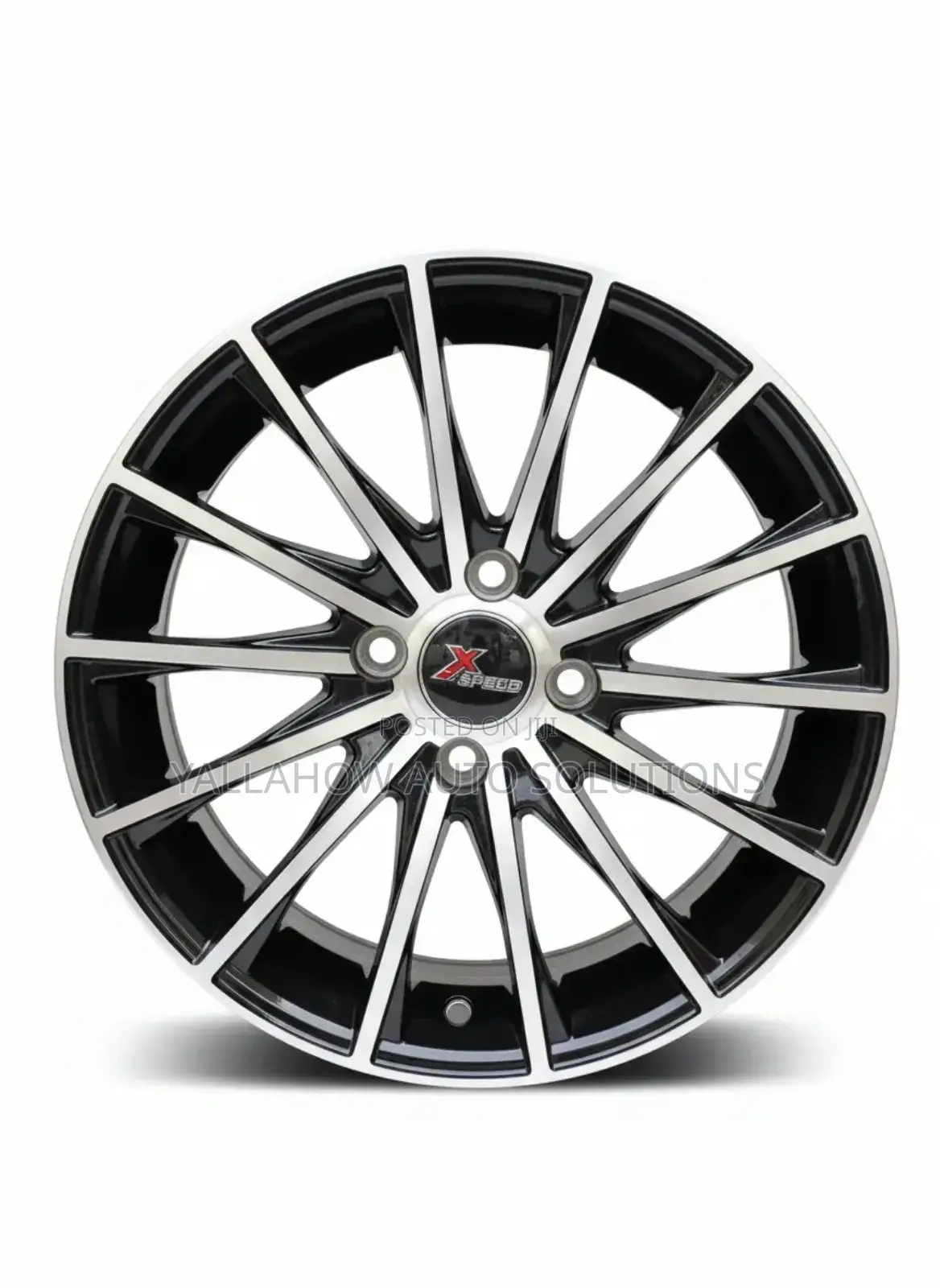 18 Inch Black Silver Rims | Stylish, Durable Performance-Ready