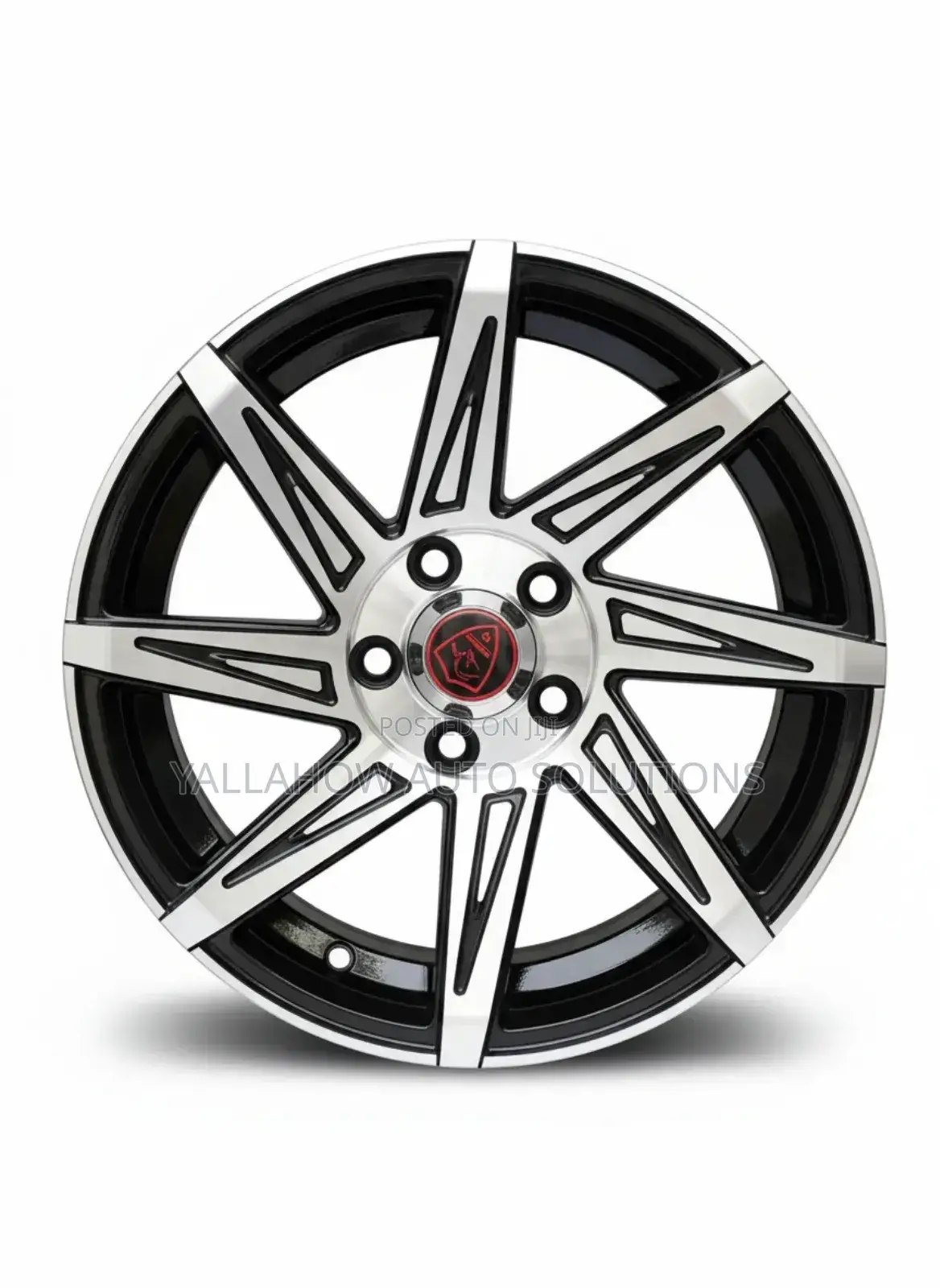 17 Inch Black Silver Rims | Stylish, Durable Perfect Fit for Cars