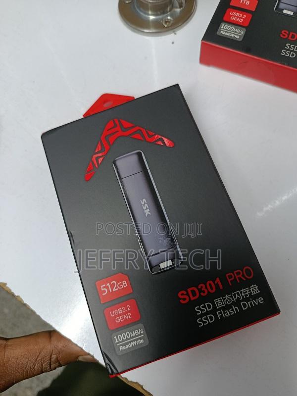 SSK Sd301 Pro 512gb Portable SSD Dual Interface Type C and Usb a Solid - thumbnail 3
