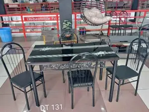 Black 4 Sitter Dinning Table