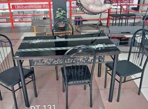 Executive Black Dinning Table - 4 Sitter - main view