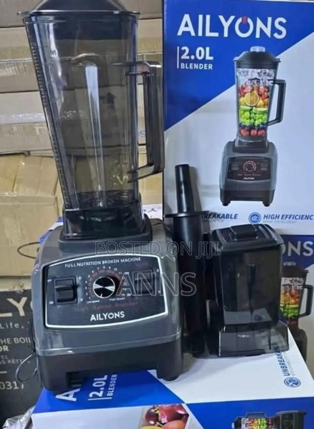 Black 2.0l Ailyons Blender - main view