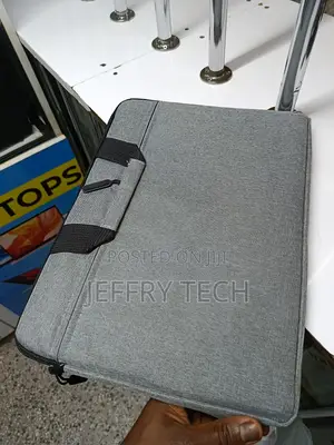 Polyester Grey Laptop Cover for 14 Inch
