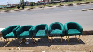 Green Velvet Styling Manicure Chairs - thumbnail 2