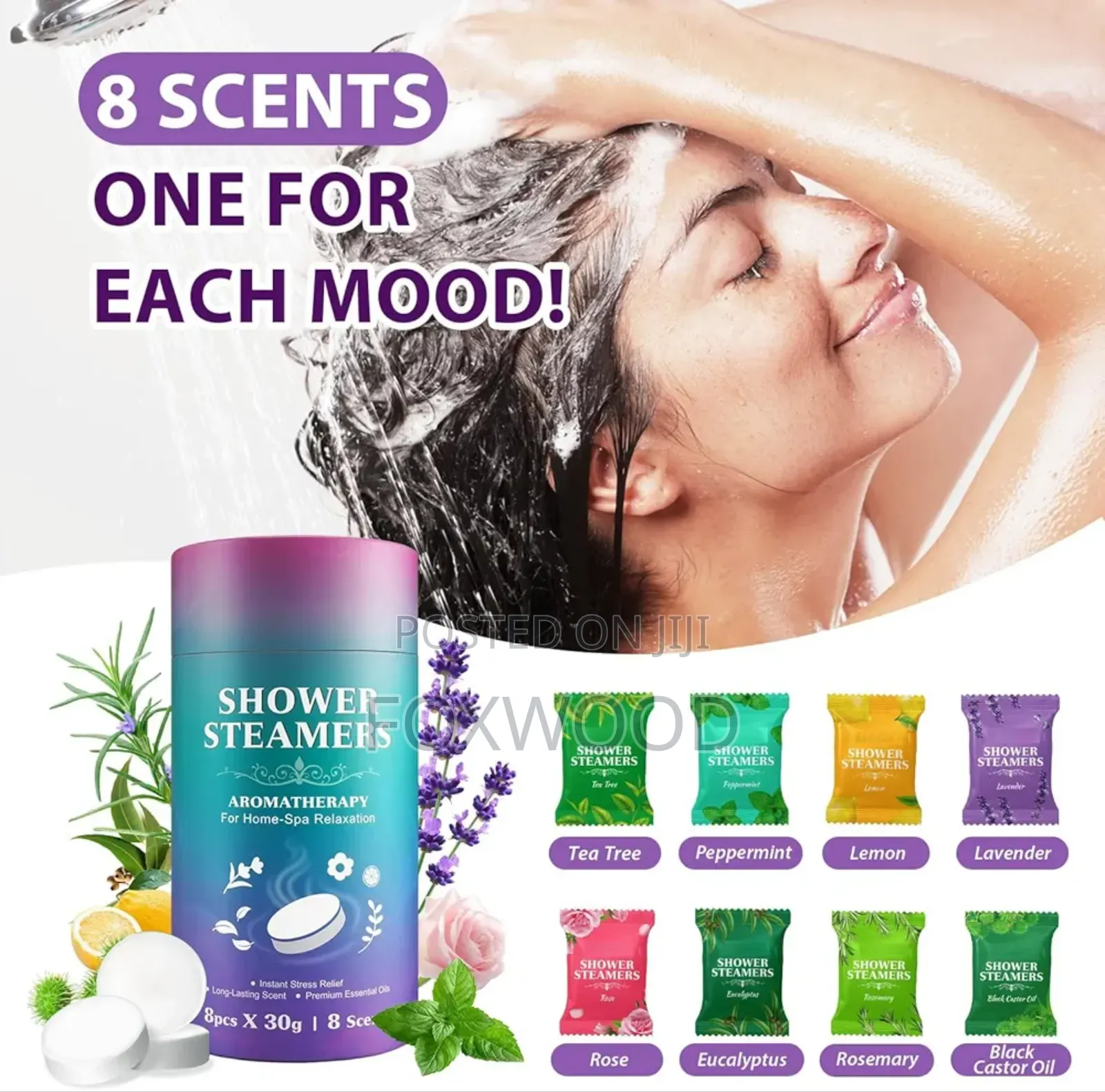 Shower Steamers Aromatherapy, 8 Scents