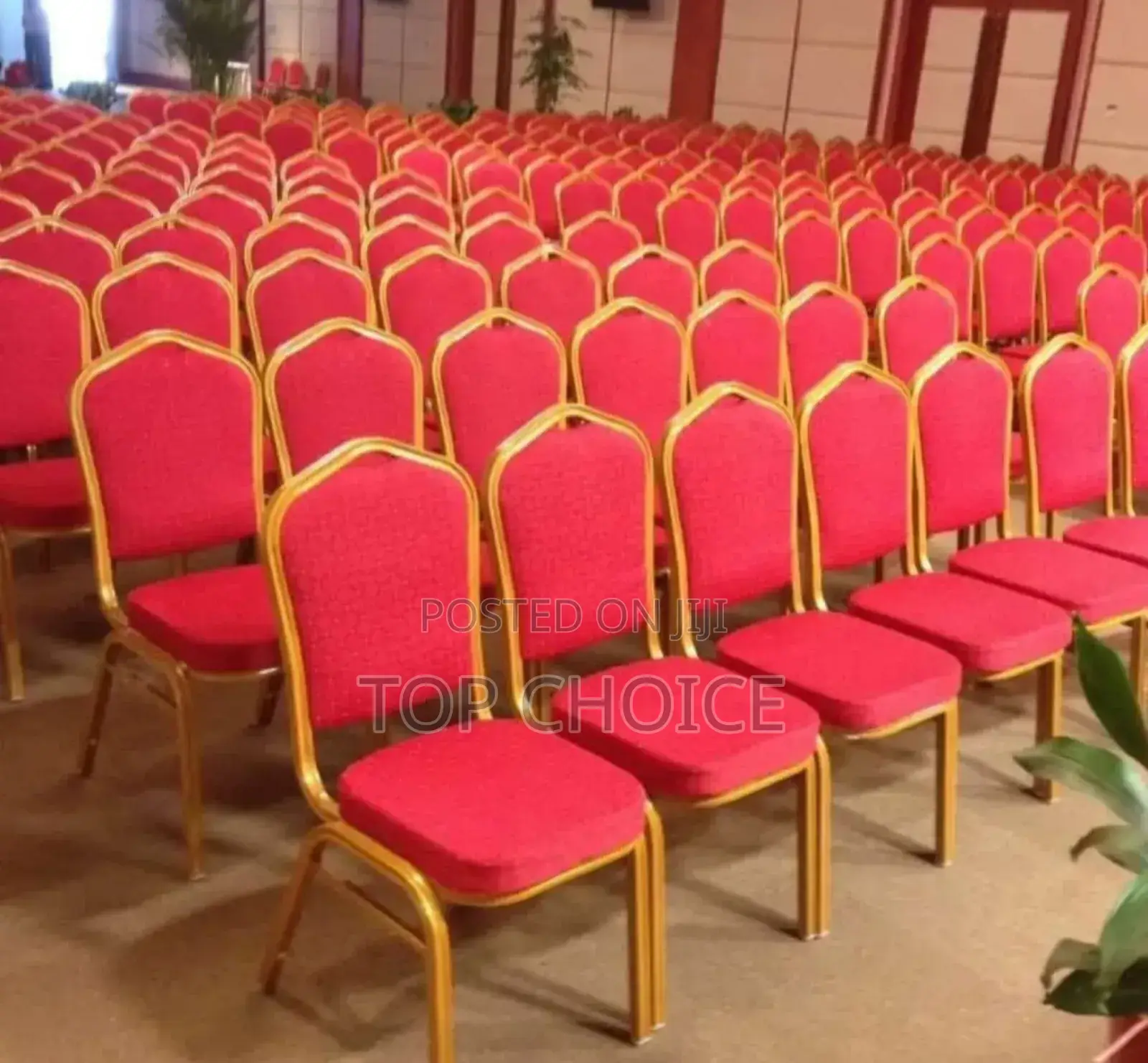 Conference/ Church/ Events Red Chairs