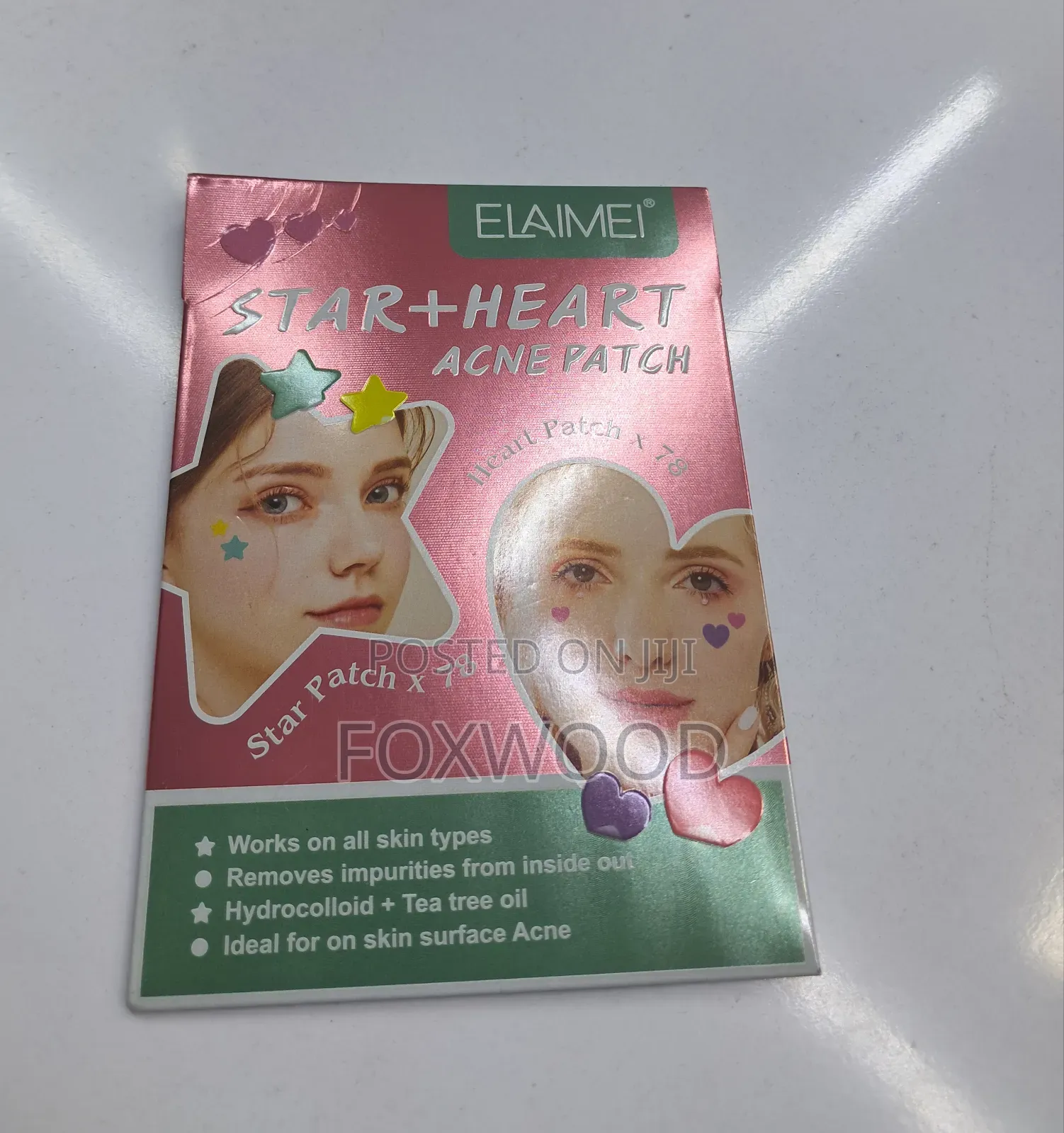 Elaime Star+Heart Acne Patches.