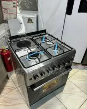 Roch 3g+1 E 60×60cm Standing Cooker (Silver)