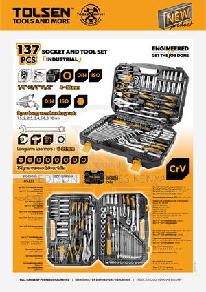 137 PCS Tools Set Mechanics Socket Set Car Repair Garage Workshop Tool - thumbnail 2