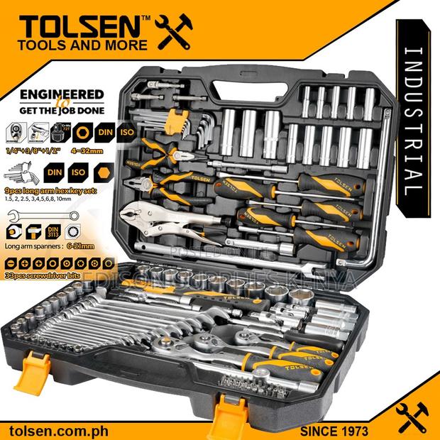137 PCS Tools Set Mechanics Socket Set Car Repair Garage Workshop Tool - thumbnail 4