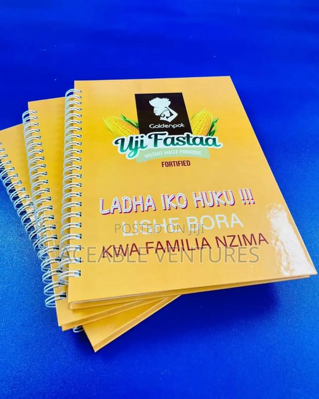 Vibrant Customised Spiral Notebooks - main view