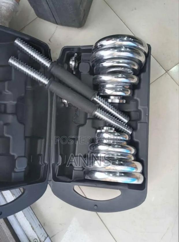 30kgs Chrome Dumbbells Gym *Set