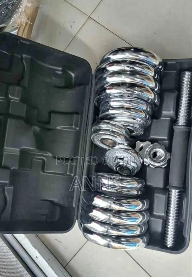 New 30kgs Chrome Dumbbells Gym *Set