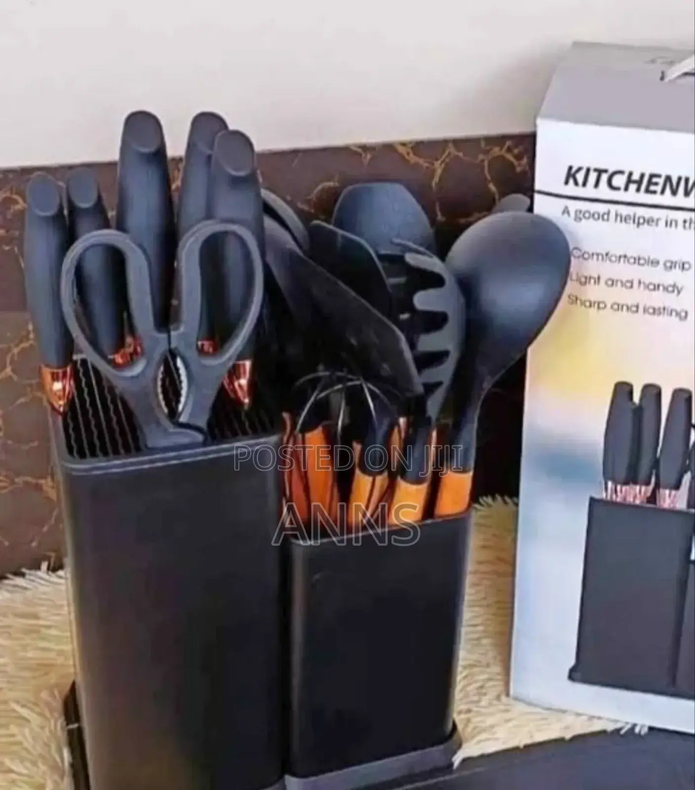 19 PCS Silicon Spoons Kitchenware Set S*