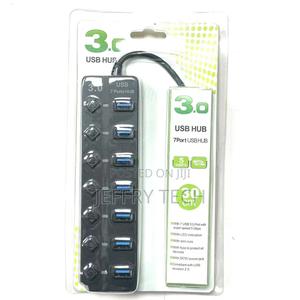 Diamond Button Usb3.0 Splitter Multi-Function 7-Port Hub Expansion Com - thumbnail 2