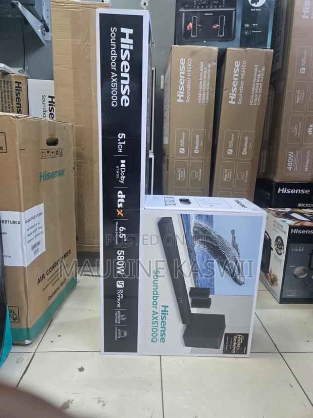 Hisense 580 W Sound Bar 5.1 Ch -2 Year Warranty