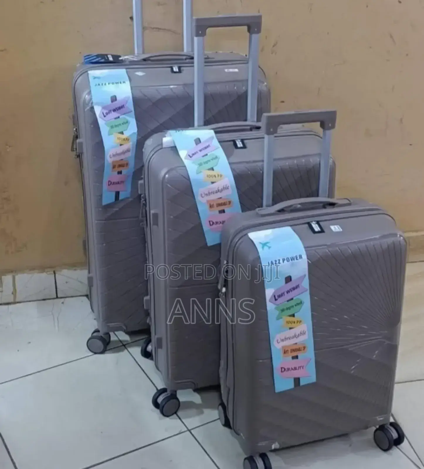 4 in 1 Rubber Suitcase All Colors*