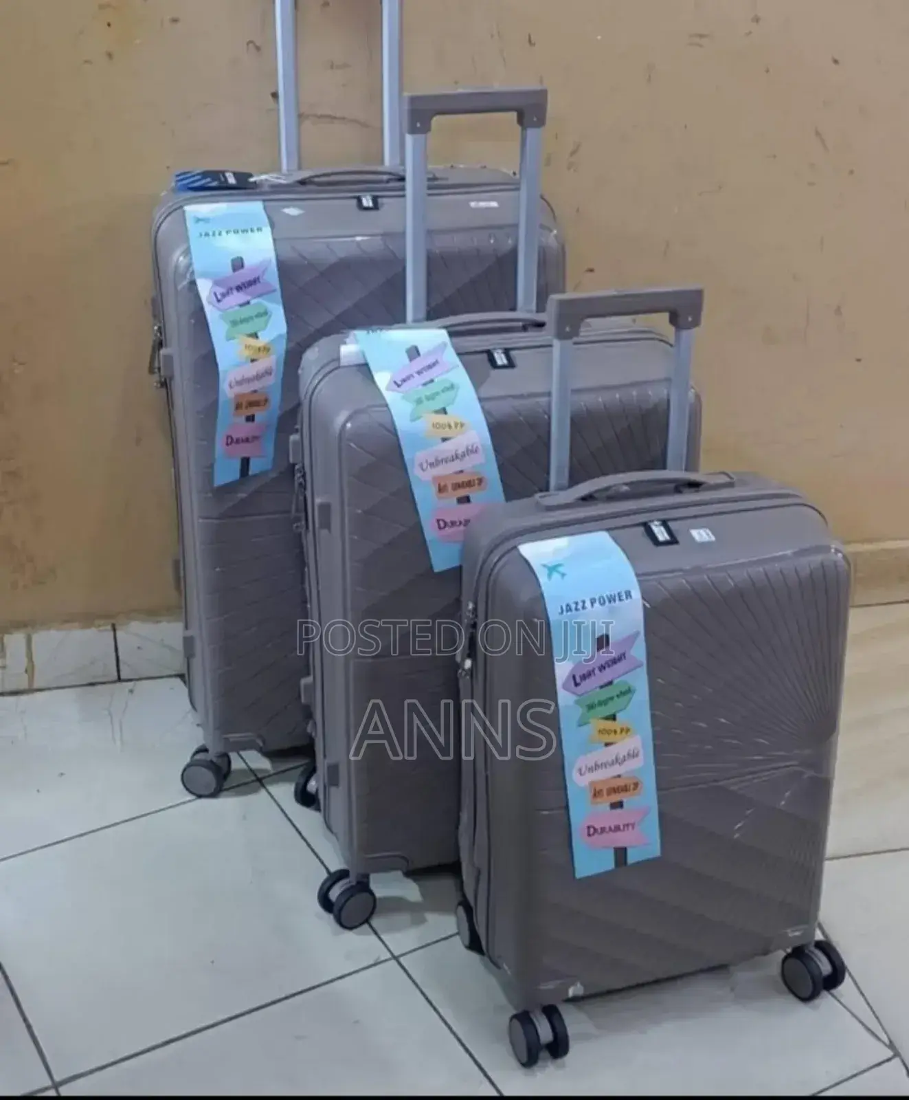 4 in 1 Rubber Suitcase 4pcs All Colors*