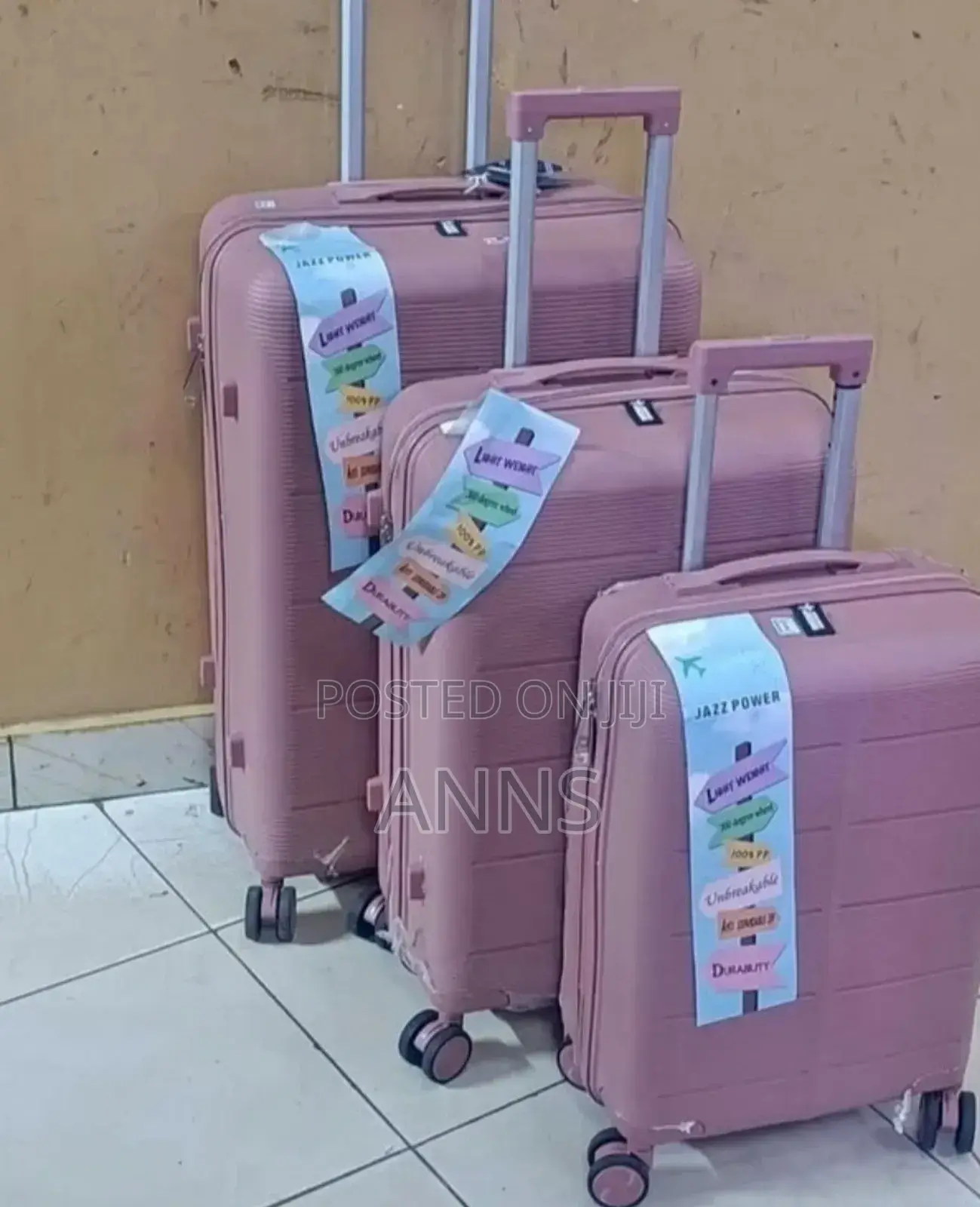 4 in 1 Rubber Suitcase 4pcs All Colors*